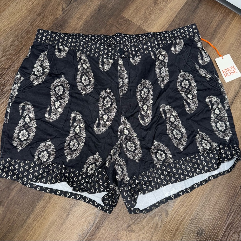 NWT Target Knox Rose Paisley Pull-On Shorts